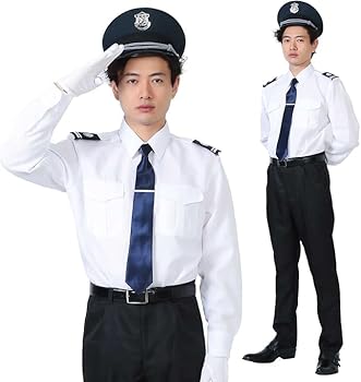 Amazon.co.jp: [Angenster] ハロウィン ポリス コスプレ 警察官
